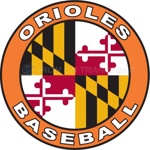 Baltimore Orioles Iron-on Stickers (Heat Transfers)NO.1423